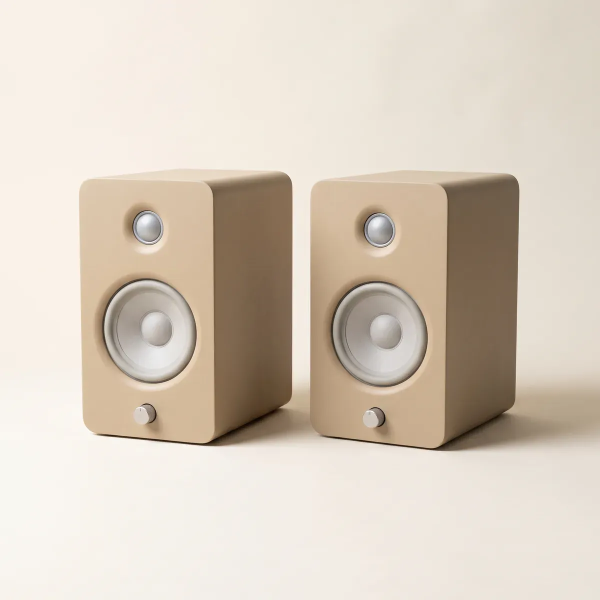 Velden A1 Desk Speaker pair in oat